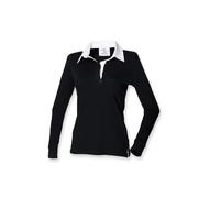 Polo femme Front Row Classic Noir S