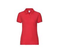 Polo femme Fruit of the Loom 65/35 Rouge S