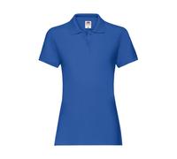 Polo femme Fruit of the Loom Premium Bleu M