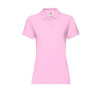 Polo femme Fruit of the Loom Premium Rose 2XL