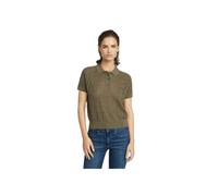 G-Star Femme Polo En Maille Léger Pointelle, Vert (ensis green D26061-D166-6057), L
