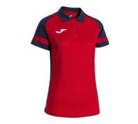 Joma Lider Short Sleeve Polo Rouge S Femme