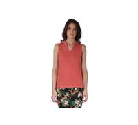 Polo Femme - KAPORAL - Vamas Rosewood - Ajustée - Sans manche - Col classique L