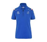 Kappa - Polo Ashaw BWT Alpine F1 Team pour Femme - Bleu - Taille L