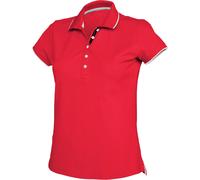 Polo femme Kariban maille piquée Rouge XS