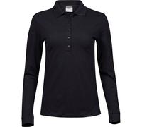 Polo Femme Luxury Stretch - 146 - Noir - Manches Longues