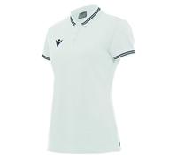 Polo femme Macron Hambo - Blanc/Gris - Manches Courtes - Taille XL XL