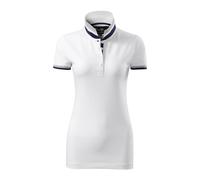 Polo femme Malfini Premium Collar Up Blanc M