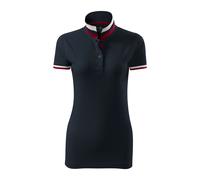 Polo femme Malfini Premium Collar Up Bleu 2XL