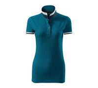 Polo femme Malfini Premium Collar Up Bleu 2XL