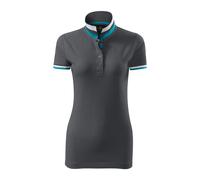 Polo femme Malfini Premium Collar Up Gris XS