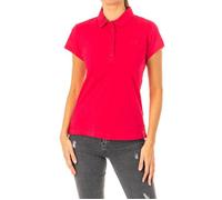Polo femme manches courtes et col revers LWP601-rouge S