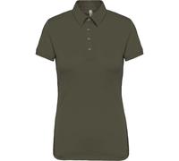 Polo femme manches courtes Kariban Jersey Marron XS
