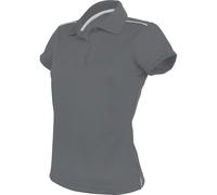 Polo femme manches courtes Proact Gris L