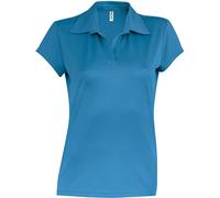 Polo femme manches courtes Sport Proact Bleu 2XL