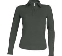 Polo femme manches longues Kariban Vert L