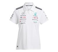 Adidas Polo Mercedes-AMG Petronas F1 Team manches courtes blanc S femme