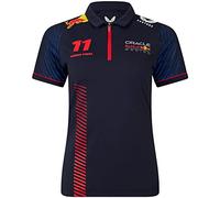 Polo Femme Red Bull Racing F1 Team Sergio Perez 11 Formula Officiel Formule 1 - Bleu - L