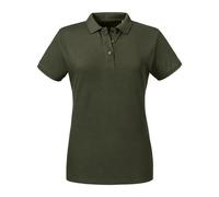 Polo femme Russell Athletic Pure Organic Vert XL