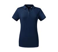 Polo femme Russell Athletic Tailored Stretch Bleu L