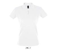 Polo femme - Sol's - Perfect - Blanc - Manches courtes - Respirant XXL