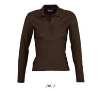 Polo femme Sol's Podium Marron L