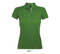 Polo femme Sol's Portland Vert M