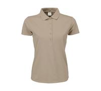Polo femme Tee Jays Luxury Stretch Beige L