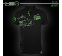 Hotspot Design Ba Mania Short Sleeve Polo Noir L Homme