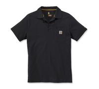 Polo FORCE COTTON DELMONT POCKET Noir - CARHARTT -103569 M