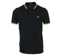 Polo double liseré Fred Perry Bleu XL