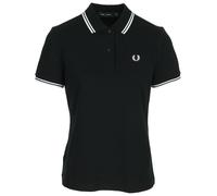 Polo Fred Perry G3600 350 noir - Femme - Coupe slim - Manches courtes - Col polo 36