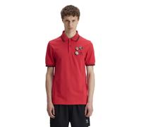 Polo Fred Perry Rouge M