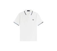 Polo Fred Perry Twin Tipped Blanc 44