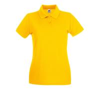 Polo Fruit Of The Loom, 100% coton, coupe féminine, femme et fille (BC1377)