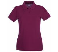 Polo Fruit Of The Loom, 100% coton, coupe féminine, femme et fille (BC1377)
