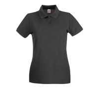 Polo Fruit Of The Loom, 100% coton, coupe féminine, femme et fille (BC1377)