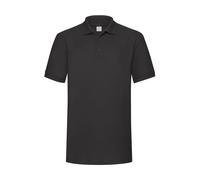 Polo Fruit of the Loom Heavyweight 65/35 Noir 3XL