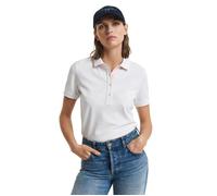 Polo Gant Femme Contrast Collar Blanc XS
