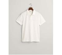 Polo GANT - Homme - Coupe régulière - Manches courtes - Col polo - 100% coton - Blanc M