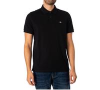 Polo GANT - Homme - Noir - Manches courtes - Col polo S