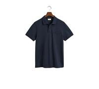 Gant Reg Tonal Shield Rugger Short Sleeve Polo Bleu L Homme