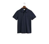 Gant Reg Tonal Shield Rugger Short Sleeve Polo Bleu L Homme