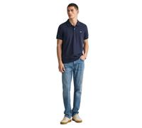 GANT Polo Reg Shield Piqué manches courtes Bleu marine XL Homme
