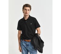 Gant REG SS Polo À Manches Courtes en Piqué Shield Regular, Black, 3XL Homme