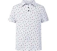 Polo Garcon Tee Shirt Enfant Classique Couleur Unie Coton T-Shirts Gamins Manche Courte Col Ras du Cou Tops Âge 3-14 Ans