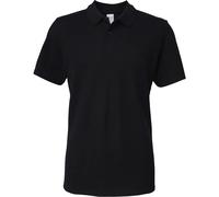 Polo Gildan Softstyle Double Piqué Noir L