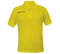 Polo - GIVOVA - 4XL - Coton piqué - Jaune - Manches courtes XXXXL