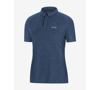 Polo Gore Wear Signature manche courte bleu marine femme - L