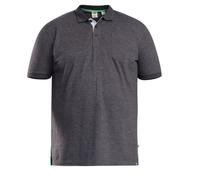 Polo grande taille - Duke - Manches courtes - Col polo - Gris foncé - Homme XXXXXXL